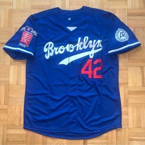 Brooklyn Dodgers Jackie Robinson Memorial Jersey